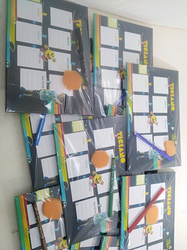 Pizarras Organizadoras Con Planificador Semanal Por 25 Unid.