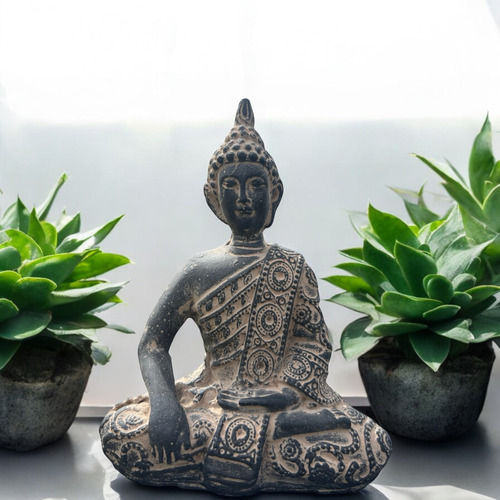 Escultura Decorativa Buda Original Artesano