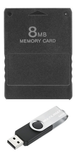 Kit Opl Memory Card + Pendrive 64 Gb+ 30 J0g0s