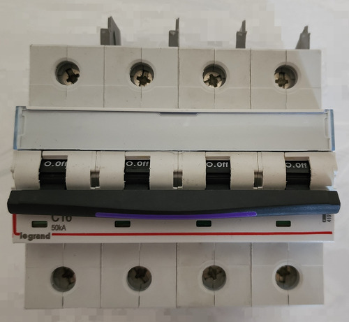 Interruptor Automatico 4p 16a Curva C 50ka 410174 Legrand