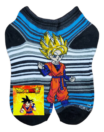 Calcetines Tines Cortos Dragon Ball Z 23-27 Cm 6 Pares