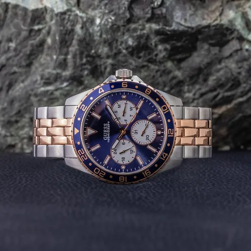 Reloj Guess Acero Caballero W1107g3 Original