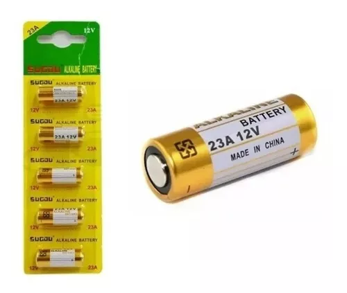 Pack 5 Pila 23a A23 Alcalina Batería 12v Pilas Control Mando