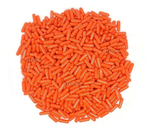 Imagen 1 de 2 de Capsulas Vacias # 2 Gelatina Naranja X Millar Oferta