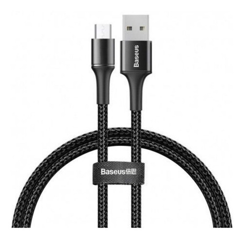 Cable micro USB de 50 cm Halo Baseus LED de carga rápida