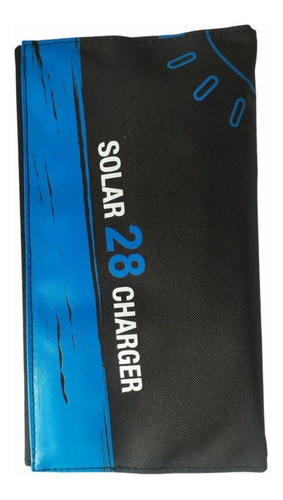Cargador Solar 28w 4 Paneles Portatil 5v Celulares 3 Usb 