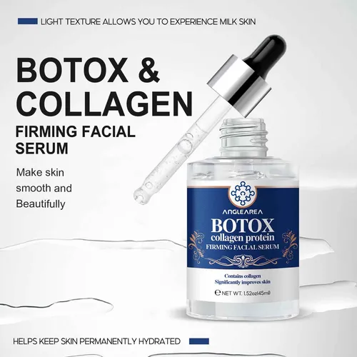 Rostro Con Toxina Botulínica Con Un Rostro Antienvejecimient