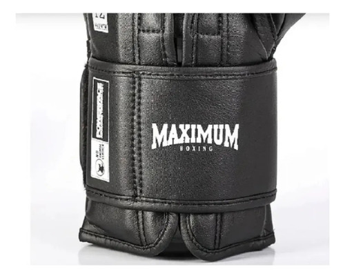 Luva De Boxe E Muay Thai Mxm Preta - Maximum Original