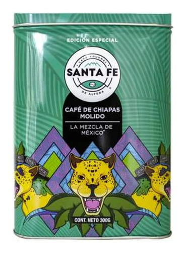 Santa Fe Café Santa Fe Tostado Molido Chiapas 300 Gramos