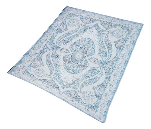 Tapete Sala Estilo Nórdico 200x160 Cm Suavidad Elegancia Ancho 160 Cm Color Azul Claro Diseño De La Tela Contemporaneo Largo 200 Cm