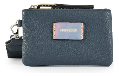 Monedero Lisse Mujer Amphora Color Azul