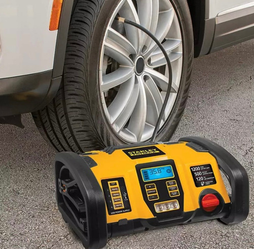 Arrancador De Bateria Stanley 1200amp Con Compresor De Aire