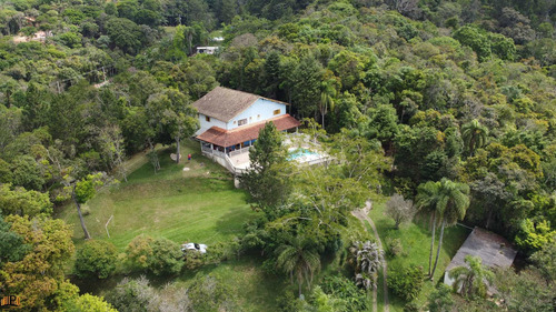 Imagem 3 de 30 de Chácara À Venda 4.600m2 Terreno, Casa 485m2 Piscina Estrada Julio Rocha Bairro Do Monjolo Em Juquitiba - Sp - Ch07787 - 70289503