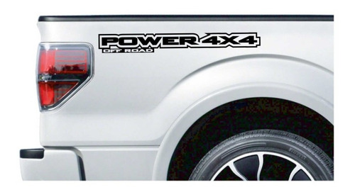 Calcas Sticker Power 4x4 Off Road Bisel Para Batea + Tapa