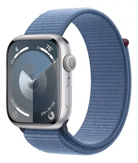 Apple Watch Series 9 (gps) Azul Invierno 45 Mm Plateado