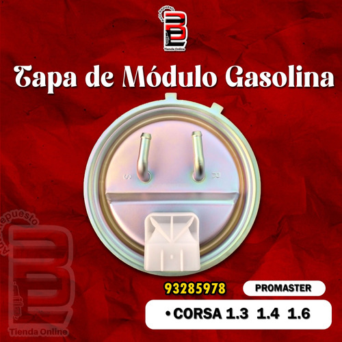 Tapa Modulo Gasolina Corsa Metálica 