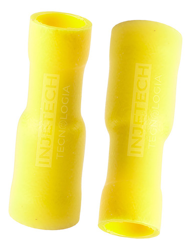 Terminal Bullet Fêmea Isolado - Fio 4- 6,0mm - 30 Pçs Cor Amarelo