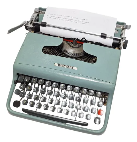 70-80's olivetti オリベッティトレイ Giorgio Soavi Máquina De Escrever Portátil Olivetti Vintage Anos 70/80