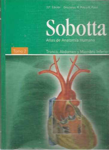 Libro Atlas De Anatomia Humana 2 Tomos De Johannes Sobotta