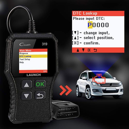 Imagen 10 de 10 de Escáner Automotriz Launch Creader Cr319 Motor Obd2 Obdii