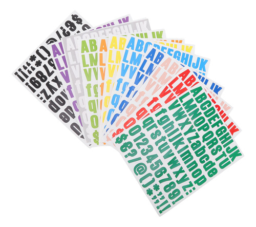 12 Cartas Para Planchar, 12 Colores, Resistentes A La Abrasi