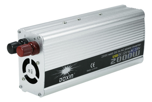 ~ Cargador Inversor De Corriente Para Coche De 2000 W, 12 V