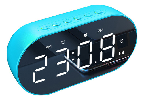 Reloj Despertador Inteligente Con Altavoz Pequeño Inalámbric