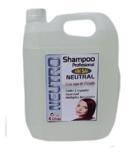 Shampoo Galón Para Peluquería Sin Sal - L a $7250