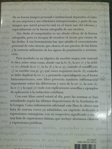 Imagen 2 de 5 de Ortografia Española * Fernando Avila * Norma *