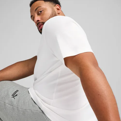 Polera Puma Ess Small No. 1 Logo Tee Blanco Hombre