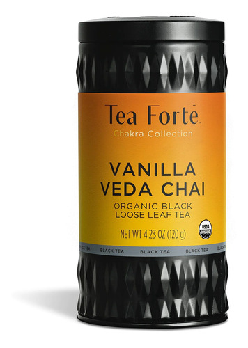 Té De Hoja Suelta Tea Forté Negro Vanilla Veda Chai 120gr