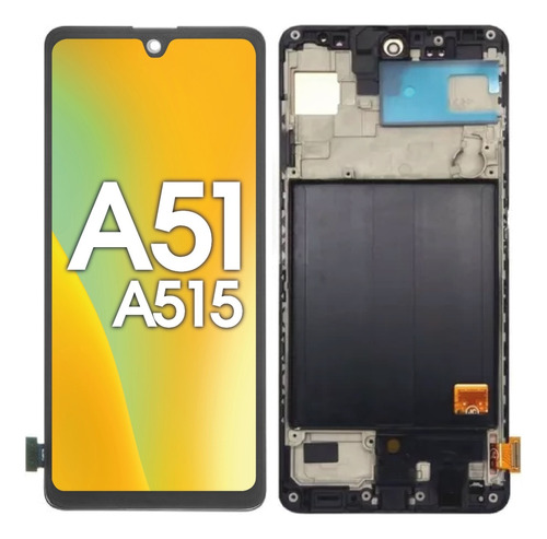 Modulo Pantalla Para Samsung A51 A515 C/marco Calidad Oled