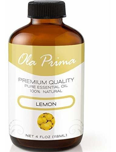 Aceite Esencial De Limon De Calidad Premium De 118 Ml Con Go