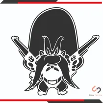 Comprar Calca Sticker San Bigotes Para Carro O Camioneta 20x20cm 1pz