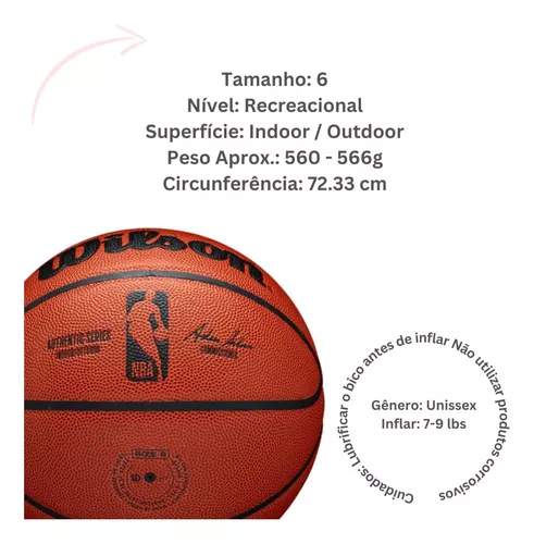 BOLA BASQUETE NBA AUTHENTIC SERIES OUTDOOR 6