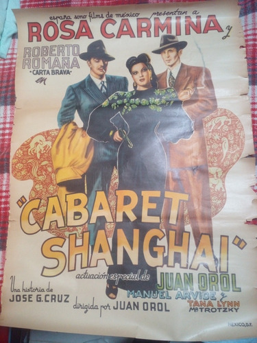 Poster Cabaret Shangai Juan Orol