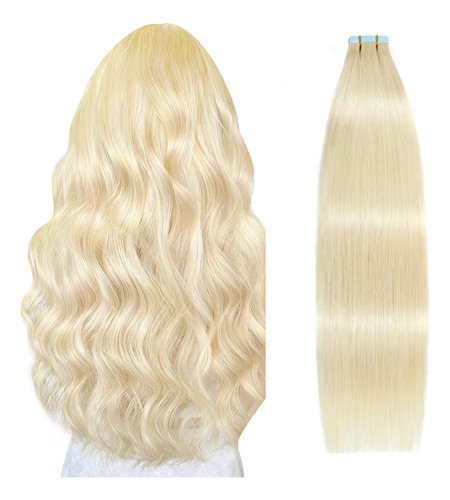 Fita Em Extensões De Cabelo Suyya Remy Human Hair 18 Polegad