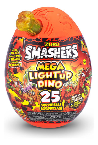 Smashers Mega Light Up Dino Spinosaurus Serie 4 De Zuru