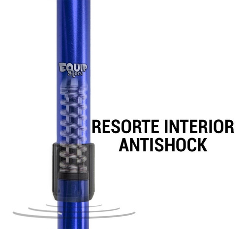 Imagen 6 de 7 de Baston Palo Trekking Telescopico Aluminio Recto Sin Envio