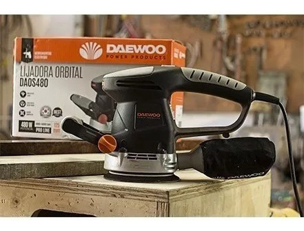 Lijadora Roto Orbital Daewoo 125mm 5'' 480w 4000 Rpm