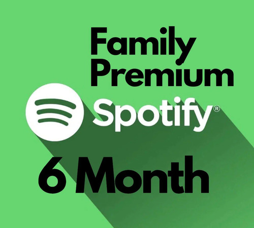 Spotify Premium Family United State 6 Meses Renovacion