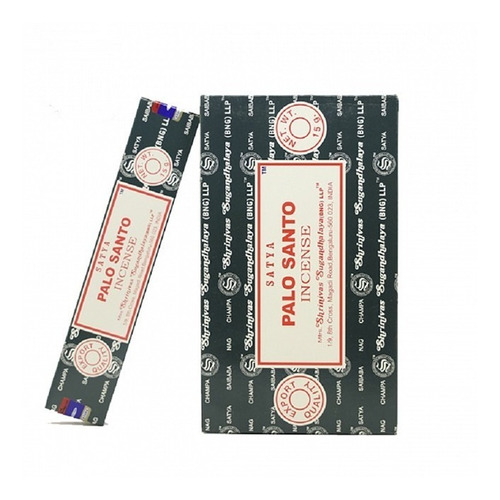 Caja Completa Sahumerios Satya Nag Champa Aroma Palo Santo