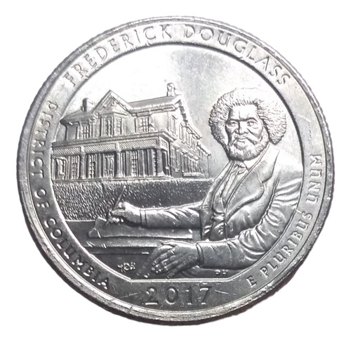 Moneda 1/4 Dólar Distrito Columbia Frederick Douglas  2017