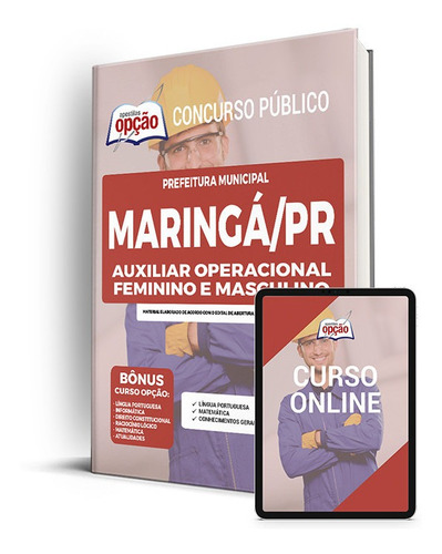 Apostila Prefeitura De Maringá Pr 2022 Auxiliar Operacional