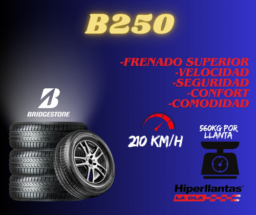 Llanta Bridgestone B250 185/65r15 88h H