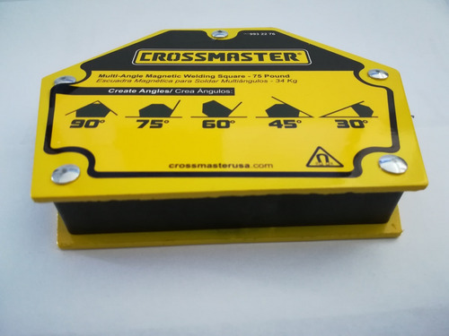 Escuadra Magnética Multiangulo 34kg Crossmaster ¡novedad!