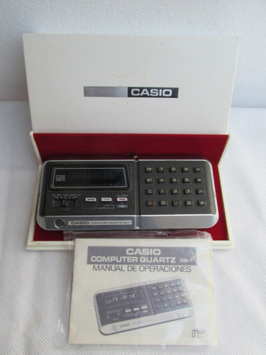 Antigua Calculadora Casio Cq-1, No Funciona, Rara En Caja