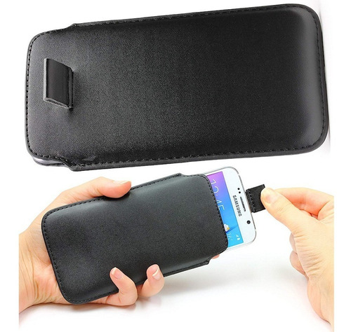Estuche Cuerina Celulare Funda Sobre iPhone 8 7 6 14.5x8 ®