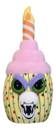 Chaveiro De Pelúcia Cupcake Br Machine Muda Face Cor Amarelo