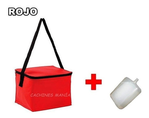 Lunchera Térmica 5 L Bolso Vianda Escolar + Gel Refrigerante